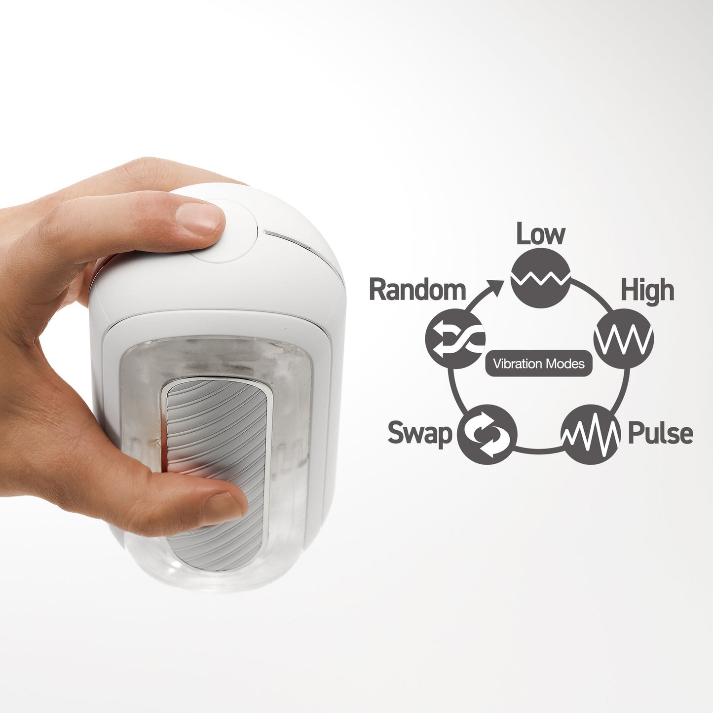 FLIP ZERO GRAVITY EV (Électronique vibrations)-Blanc